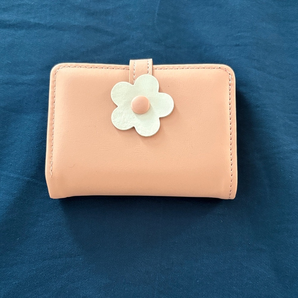 Peach Floral Women's Wallet